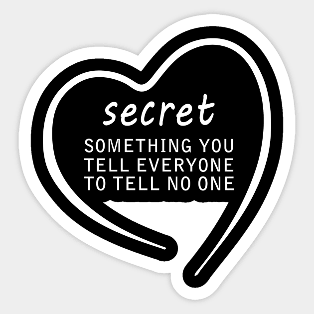 Secret Sticker by orriart